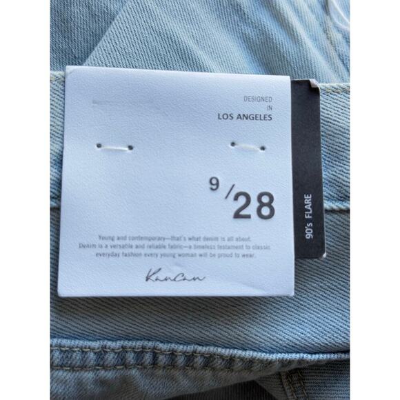 NWT Kancan High Rise 90's Flare Button Fly Jeans Size 9/28 - Picture 12 of 14